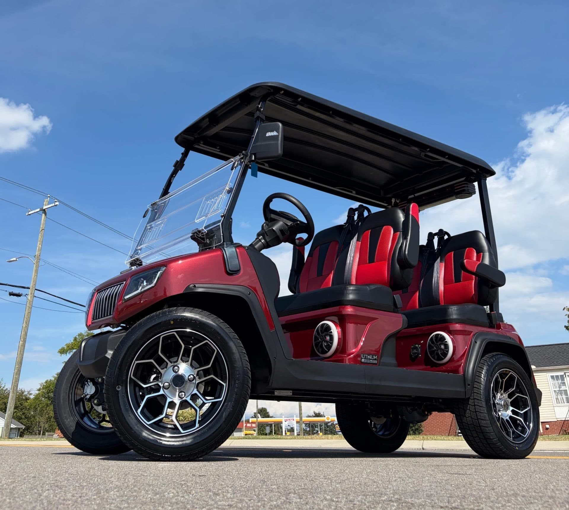 Evolution D5 4-seater lithium golf cart | Ergon Golf Carts